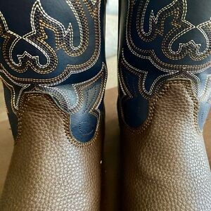 Magellan Outdoors Kids Boots - Brown and Blue